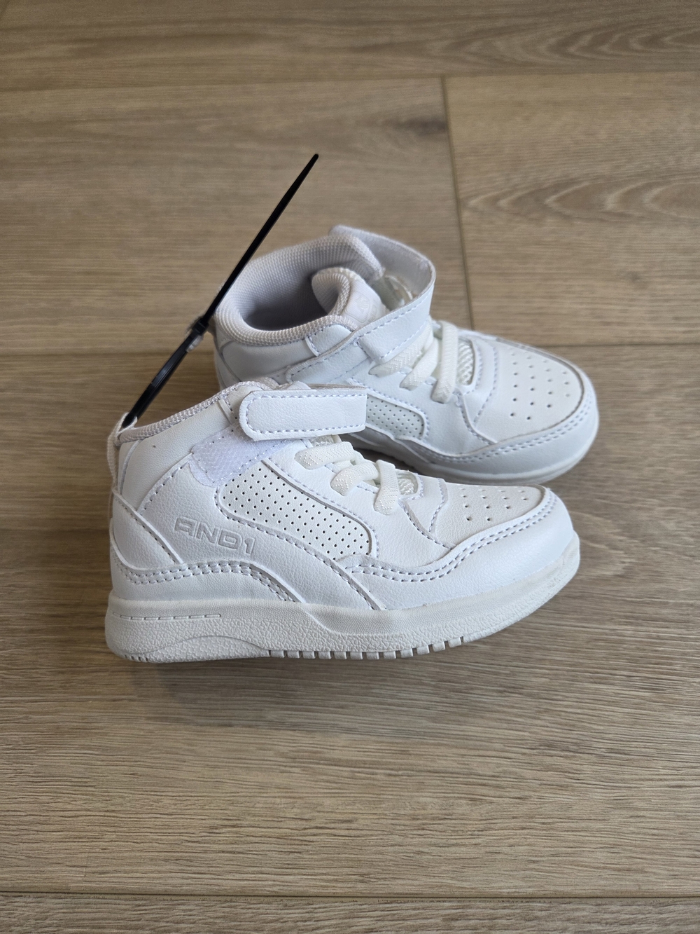 AND1 Kids' White High-Top Sneakers